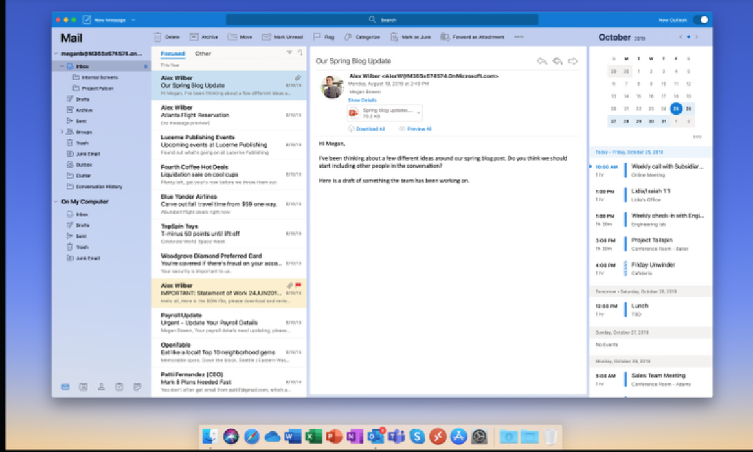 mac app for exchange email